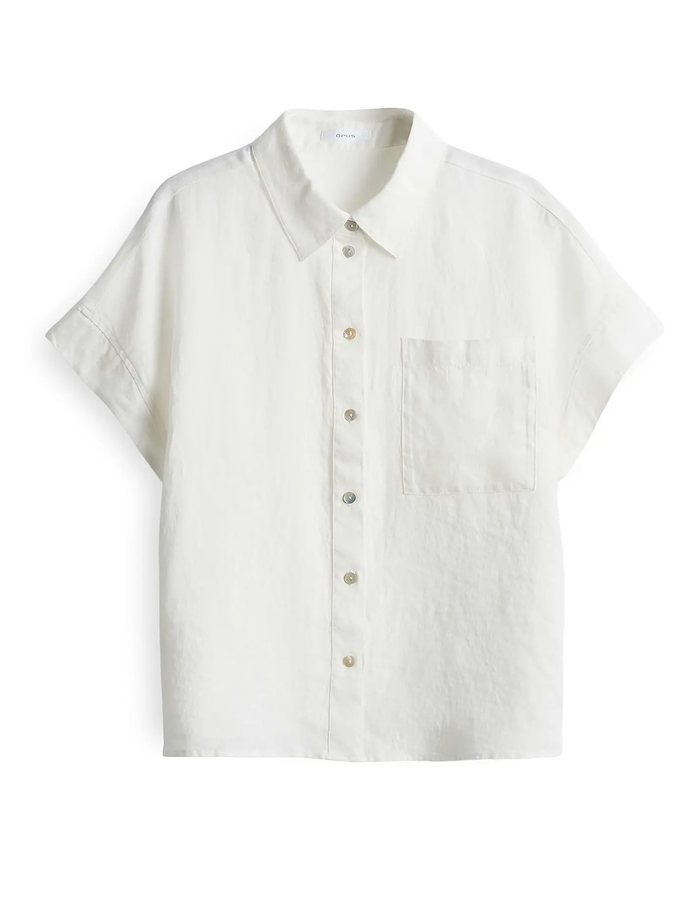 OPUS | Leinenbluse FELISA | creme